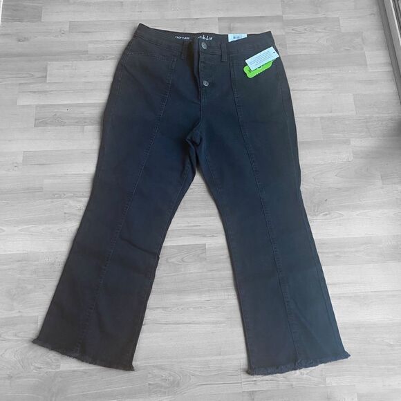 Style & Co Crop High Rise Black Jeans Sz 10P NWT - Picture 5 of 6